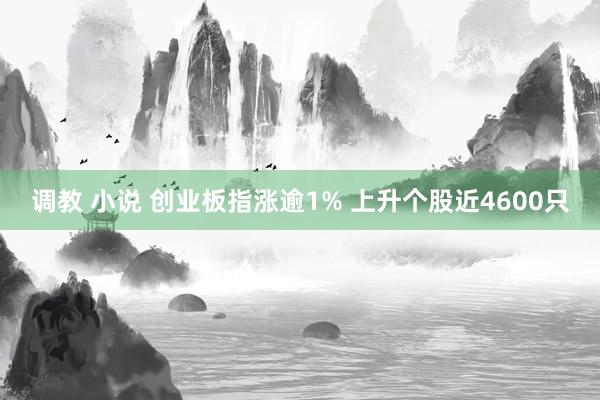 调教 小说 创业板指涨逾1% 上升个股近4600只