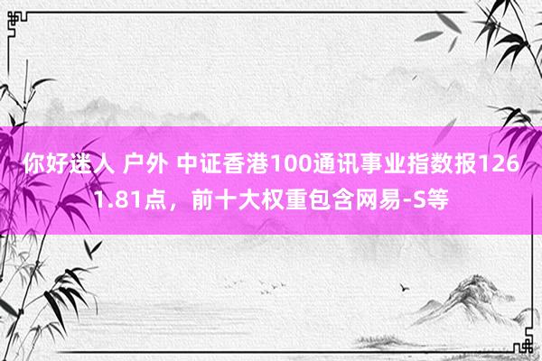 你好迷人 户外 中证香港100通讯事业指数报1261.81点，前十大权重包含网易-S等