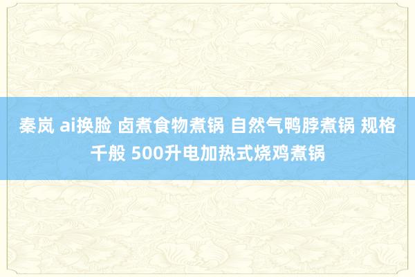 秦岚 ai换脸 卤煮食物煮锅 自然气鸭脖煮锅 规格千般 500升电加热式烧鸡煮锅