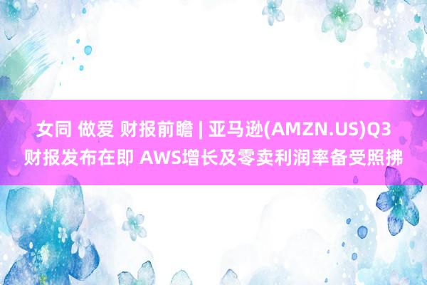 女同 做爱 财报前瞻 | 亚马逊(AMZN.US)Q3财报发布在即 AWS增长及零卖利润率备受照拂