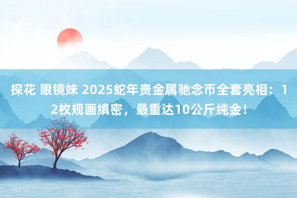 探花 眼镜妹 2025蛇年贵金属驰念币全套亮相：12枚规画缜密，最重达10公斤纯金！