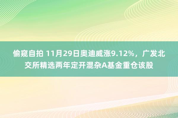 偷窥自拍 11月29日奥迪威涨9.12%，广发北交所精选两年定开混杂A基金重仓该股