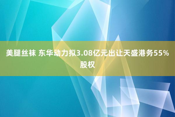 美腿丝袜 东华动力拟3.08亿元出让天盛港务55%股权