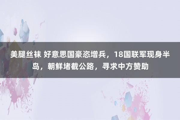 美腿丝袜 好意思国豪恣增兵，18国联军现身半岛，朝鲜堵截公路，寻求中方赞助