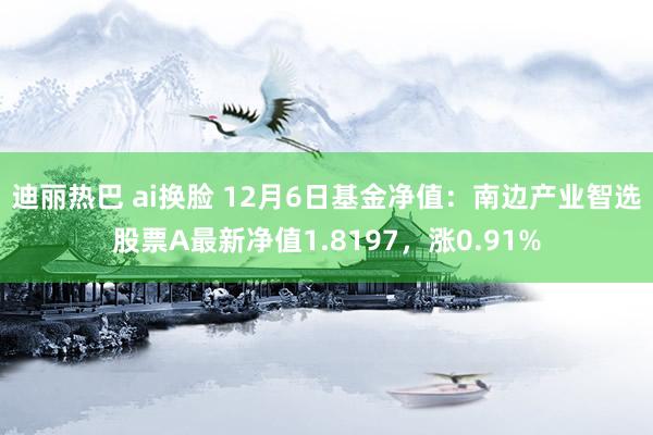 迪丽热巴 ai换脸 12月6日基金净值：南边产业智选股票A最新净值1.8197，涨0.91%