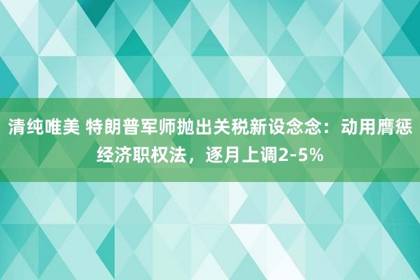 清纯唯美 特朗普军师抛出关税新设念念：动用膺惩经济职权法，逐月上调2-5%